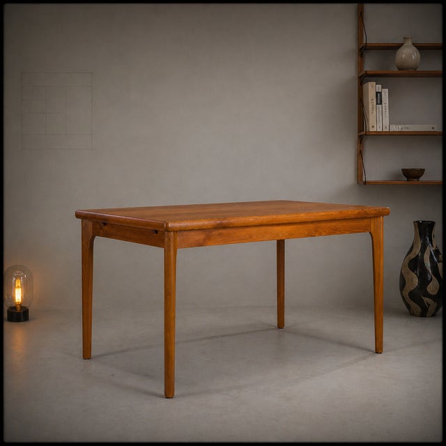 Danish Extendable Dining Table in Teak by Henning Kjærnulf for Vejle Møbelfabrik, 1960s For Sale - Image 16 of 17