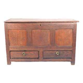 Pilgrims Chest, C. 1690-1720 For Sale