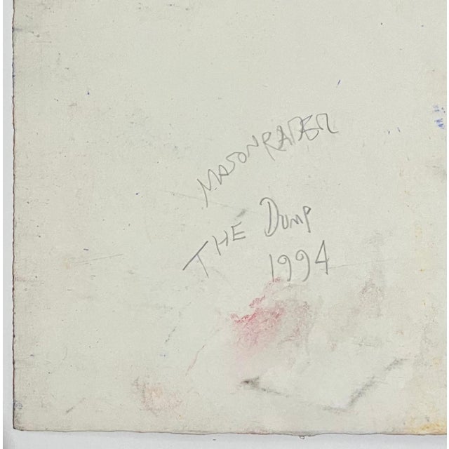 Mason Rader, Abstract Surrealist Spray Paint Mixed Media The Dump Mason Rader, 1994 For Sale In Miami - Image 6 of 6