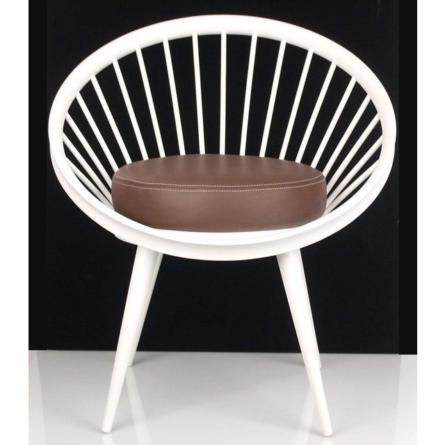 White Vintage Ellipse Armchairs from Swedese, Set of 2 For Sale - Image 8 of 11