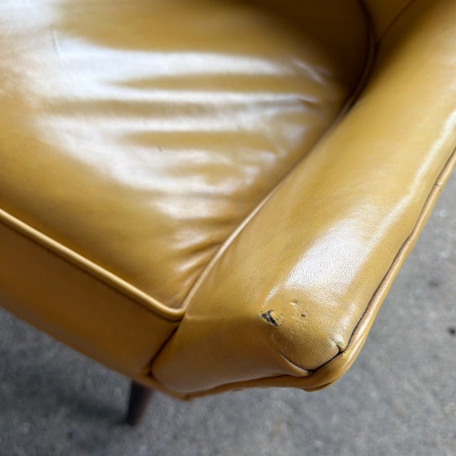 Saffron Paul McCobb Mid Century Modern Lounge Club Chairs Sold as Pair We Have (4) For Sale - Image 8 of 8