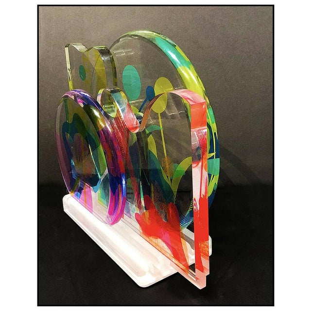 Abstract Late 20th Century Breeze, Yankel Ginzburg For Sale - Image 3 of 5