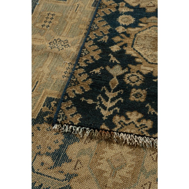 Antique Circa 1920 Blue Malayer Hand Knotted Rug 2'8 X 6'10 For Sale In New York - Image 6 of 12