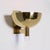 1980s Late-20th Century Pair of Large Scale Brass and Lucite Sconces. For Sale - Image 5 of 6
