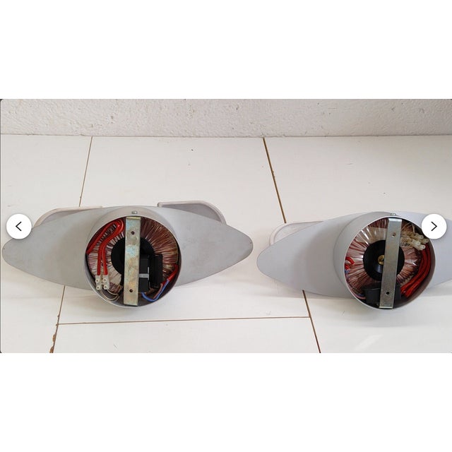 1980s Art Deco Indigo Murano Glass Sconces, 1980s, Set of 2 For Sale - Image 5 of 11