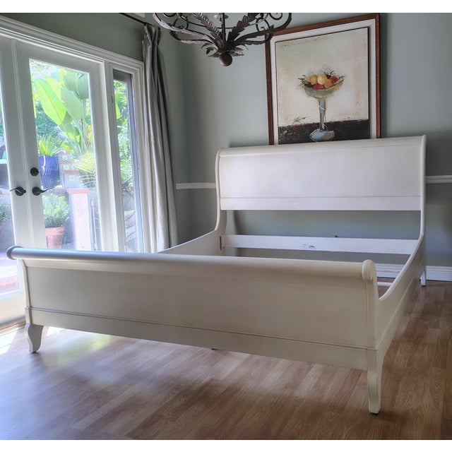 Ethan Allen King Sleigh Bed For Sale - Image 17 of 17