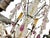 Vintage French Blown Amethist and Clear Crystal Chandelier, 1920s For Sale - Image 13 of 18
