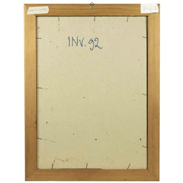 Signal 24 is a contemporary artwork realized by Leo Guida in 1970s Mixed colored watercolor on paper. Hand signed, titled...