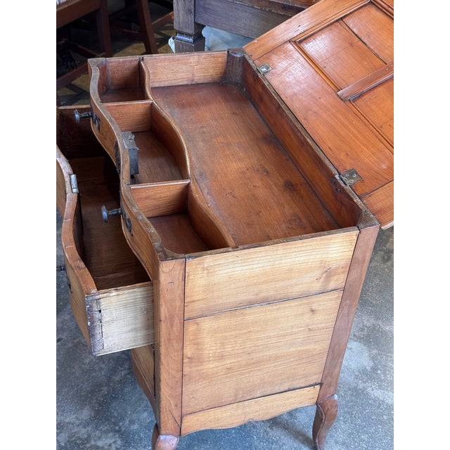 19th Century Italian Walnut Lift-Top Chest For Sale - Image 11 of 13