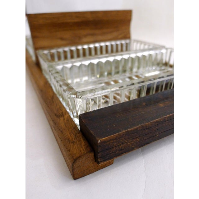 Vintage Art Deco Appetizer Tray, 1950s For Sale - Image 4 of 13