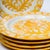 Glazed Plates with Plant Motifs, Set of 6 For Sale - Image 4 of 7
