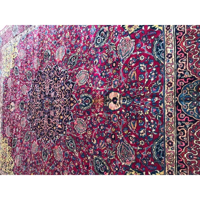 Very beautiful and fine early 20th century large valuable rug with nice indo Middle Eastern design with a central...