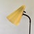 Mid-Century Floor Lamp in Black Metal and Brass with Yellow Shade, Sweden, 1950s For Sale - Image 10 of 11