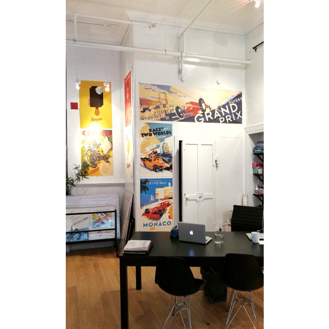 Mid-Century Modern Modern Danish Poster, Zurich International Swiss Grand Prix For Sale - Image 3 of 3