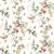 Schumacher Chickadee Floral Wallpaper in Primary For Sale