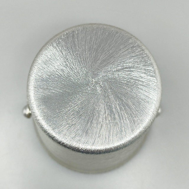 Silver Mid-Century Modern Italian Ice Bucket by Giovanni Alessi, 1960s For Sale - Image 8 of 9