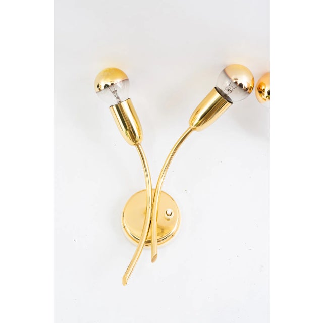 Wall Lamps by Rupert Nikoll, Vienna, Austria, 1960s, Set of 2 For Sale - Image 9 of 12