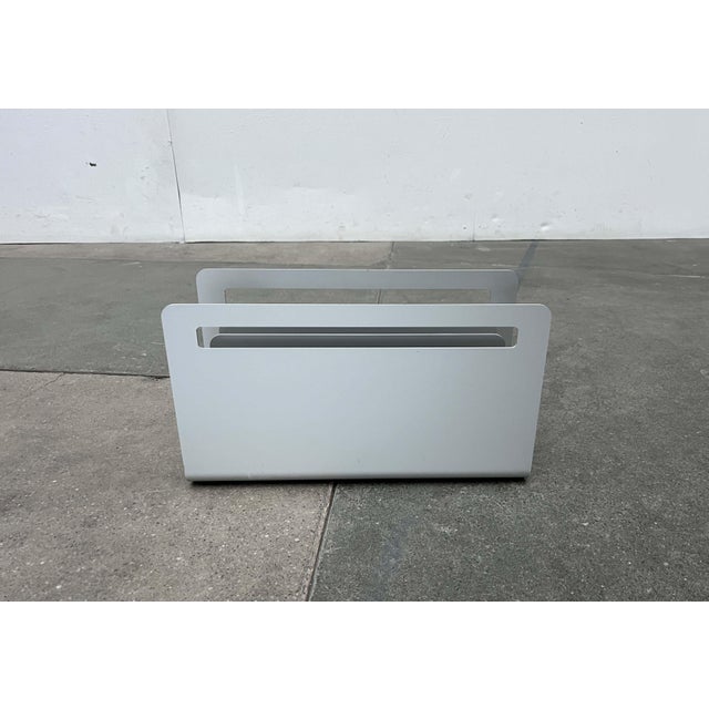 Minimalist Aluminum Magazine Rack by Norman Foster for Helit, Germany, 1990s For Sale - Image 14 of 18