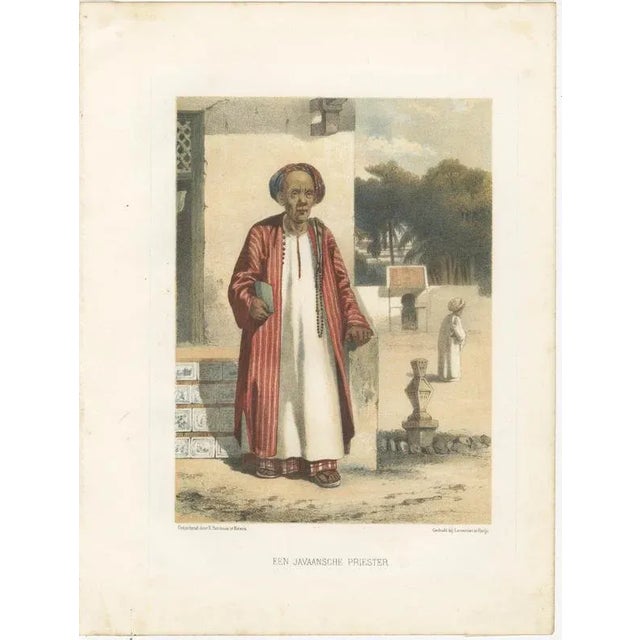 F. Hardouin, Javanese Costume, 1840, Lithographs, Set of 5 For Sale - Image 6 of 10
