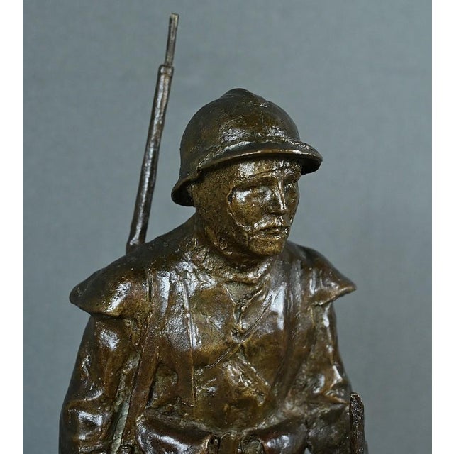 Antique Figurine in Bronze, 1890s For Sale - Image 5 of 15