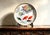 Art Deco Chinese Ceramic Plate,Famille Rose Porcelain Plate Hand Painted Flowers and Fish Pattern For Sale - Image 3 of 11