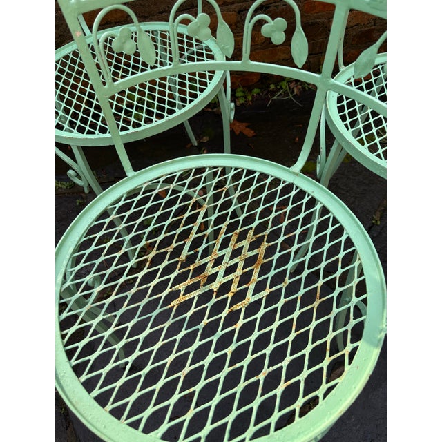 Metal 1950s Mid Century Modern Salterini Pool Side Chairs, Set of 4, Attributed For Sale - Image 7 of 12