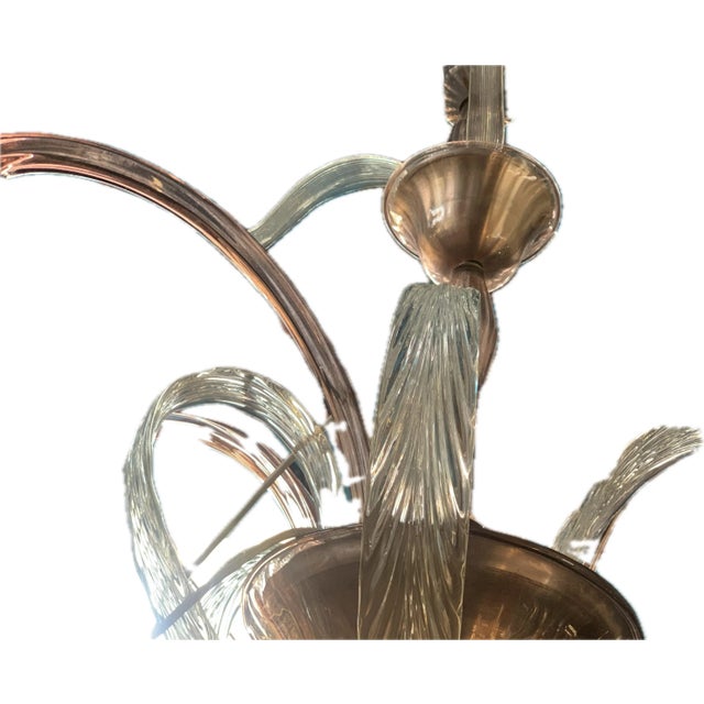 Venetian Chandelier in Murano Glass, 1940s For Sale - Image 11 of 18