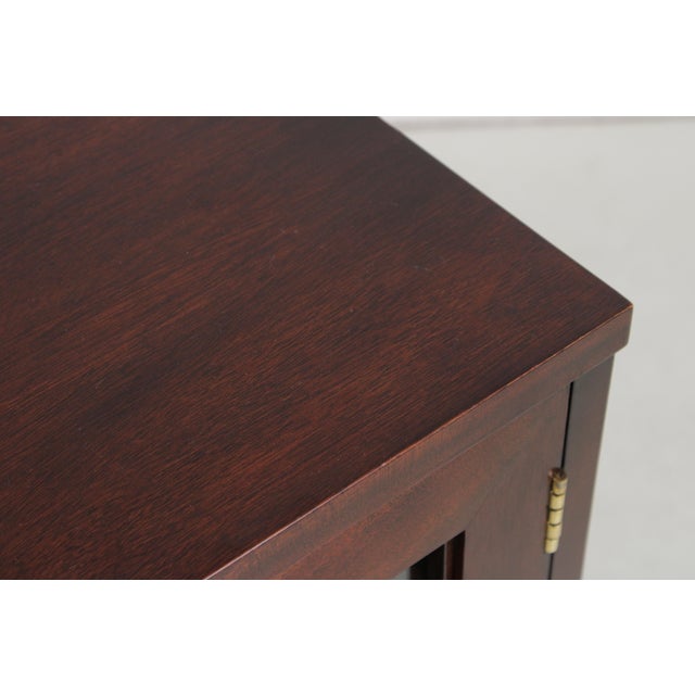 Henkel Harris Mahogany Asian Style Media Cabinet For Sale - Image 11 of 13