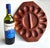 Wood Mid 20th Century Taverneau Wood Deviled Egg Tray Platter For Sale - Image 7 of 15