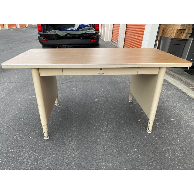 Vintage McDowell and Craig Metal Desk For Sale - Image 13 of 13