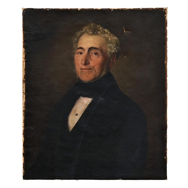 Black English 18th Century Portrait of Gentleman For Sale - Image 8 of 8
