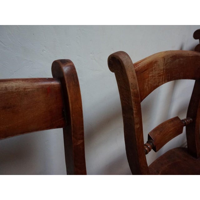 English Oxford Windsor Chairs, 1860s, Set of 5 For Sale - Image 10 of 18