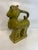 Mid-Century Modern Vintage Large Chartreuse Ram Statue For Sale - Image 3 of 6