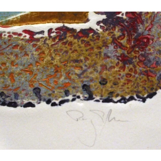 Roy Tonkin "Les Cascade Ii" Hand Signed Etching For Sale - Image 4 of 7