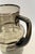 Mid-Century Modern Mid Century Bar Pitcher, Smoky Glass with Etching and Silver For Sale - Image 3 of 7