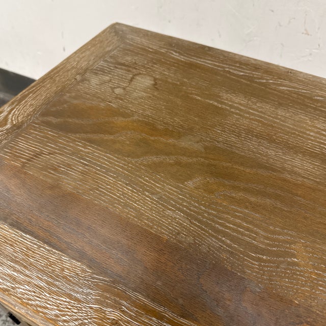 Restoration Hardware Shutter Nightstand For Sale - Image 12 of 12