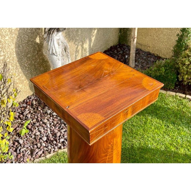 Charles X Mahogany Column For Sale - Image 10 of 11
