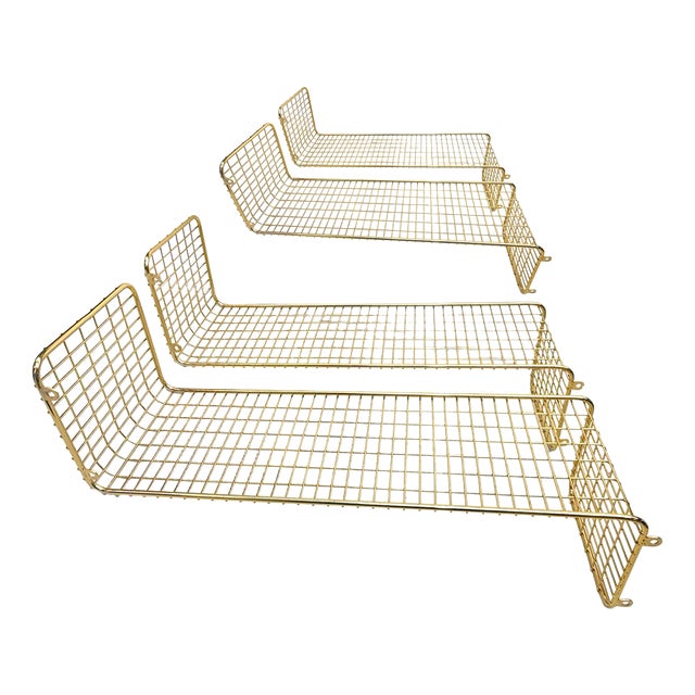 Svenshult Wall Shelves by Gustav Carlberg for Ikea, 1980s, Set of 4 For Sale