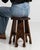 Mid 20th Century Mid 20th Century Oriental Arts & Crafts Carved Stool For Sale - Image 5 of 11