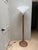 Mid-Century Modern Wicker Floor Lamp French Mid Century Modern For Sale - Image 3 of 5