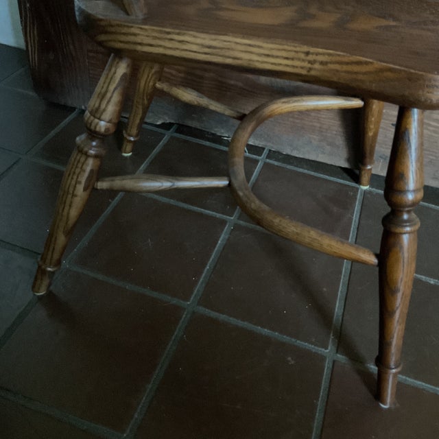 Drdimes Wooden Windsor Style Side Chair For Sale - Image 12 of 12