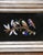 Mid-Century Italian Pietra Dura Bird Wall Plaques in Silvered Frames, Set of 4 For Sale - Image 10 of 18