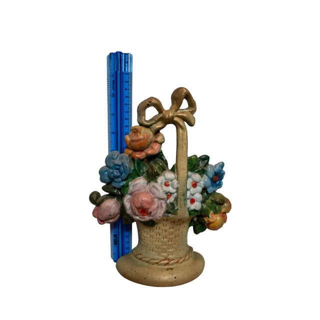 Although similar to Hubley #121, this is Albany foundry's rose basket doorstop. The Albany Foundry Company was based on...