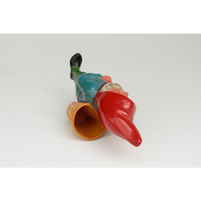 Ceramic Terracotta Garden Gnome, GDR, 1960s For Sale - Image 7 of 9