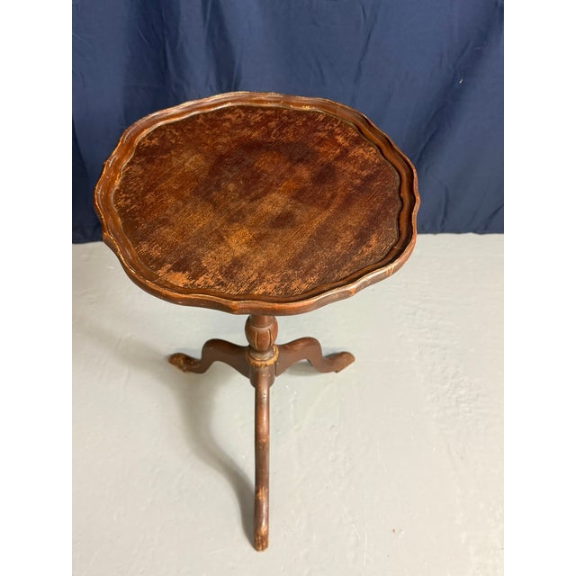Antique Georgian Tripod Side Wine Table, 1900 For Sale - Image 6 of 14