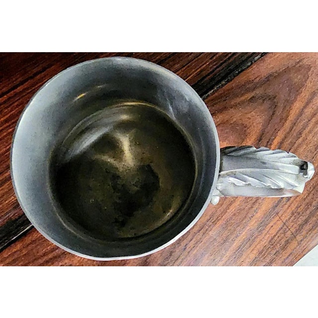 Rand Vintage English Pewter Mug w/Curved Handle Marks on Bottom; Made in England English Tableware: Excellent Quality Very...