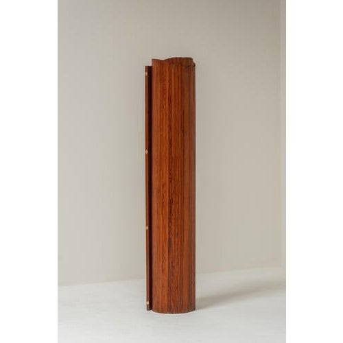 French Sculptural Wooden Room Divider, 1970s For Sale - Image 13 of 14