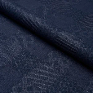 Schumacher Malia Fabric In Indigo