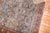 Early 20th Century Early 20th Century Blue Square Sarouk Farahan Small Rug - 3'11" x 4'3" For Sale - Image 5 of 9