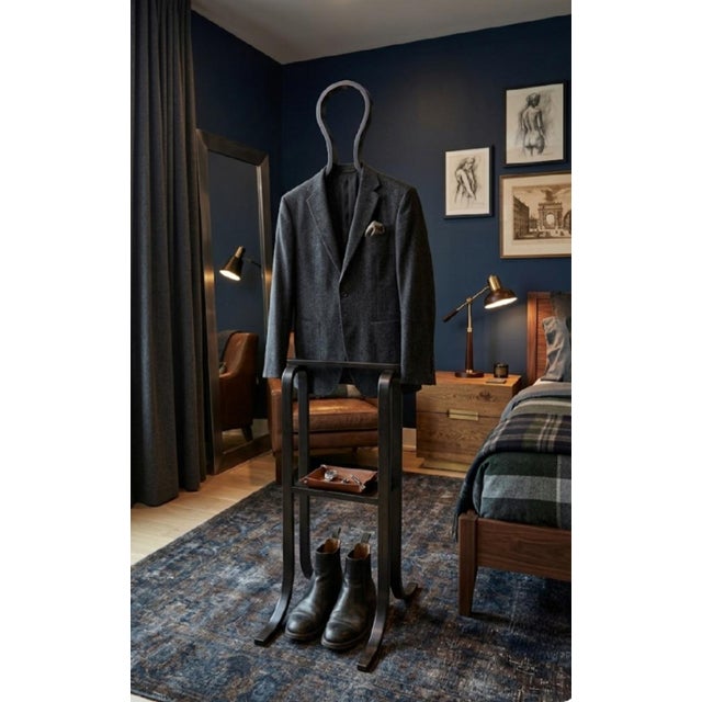 Vintage Andropormorphic Figurative Silhouette Bent Woodined Men's Valet Coat Stand For Sale - Image 13 of 13